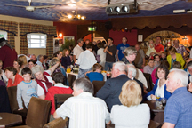 Launch Night Crowd